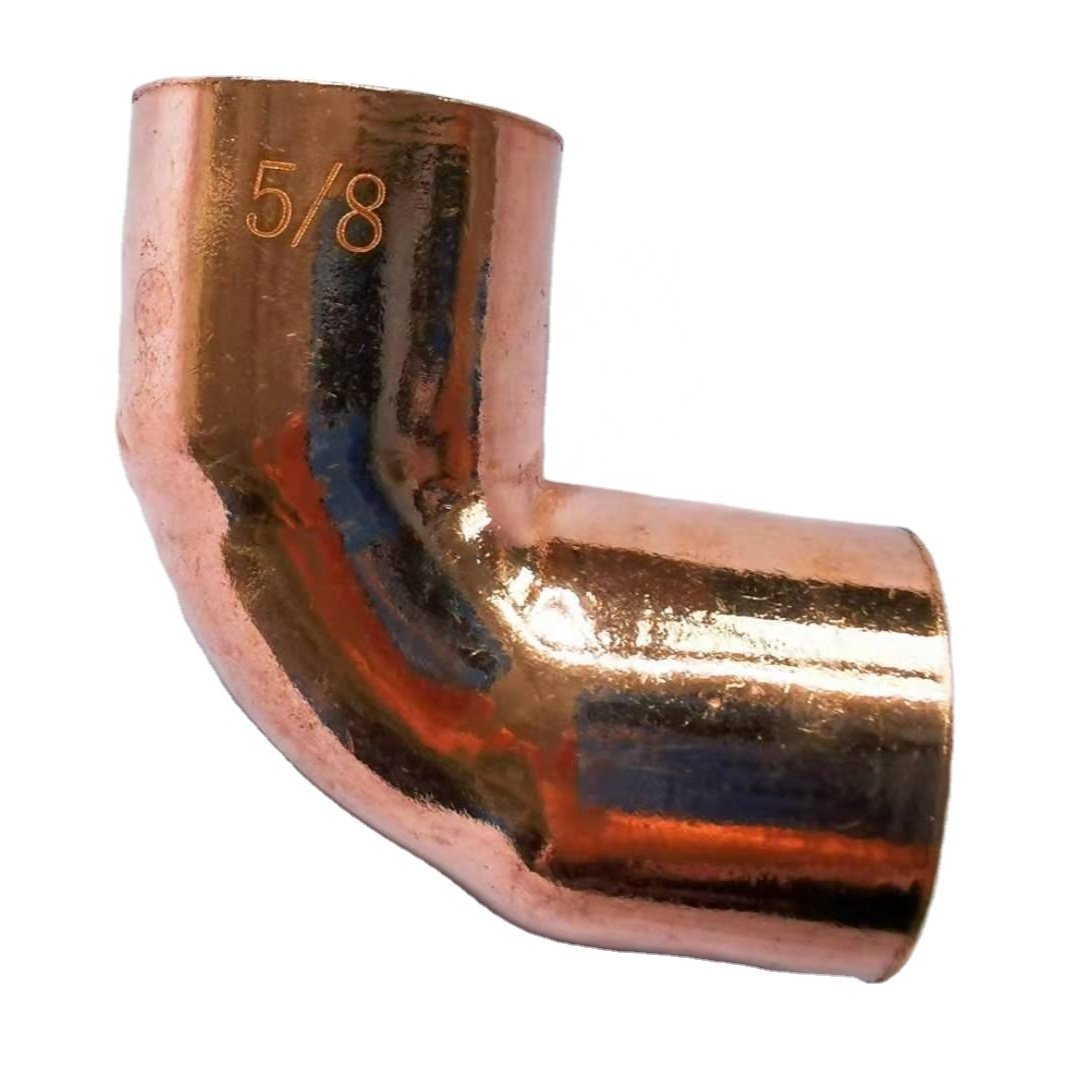 Accessories Copper Pipes Fittings Brass Elbow