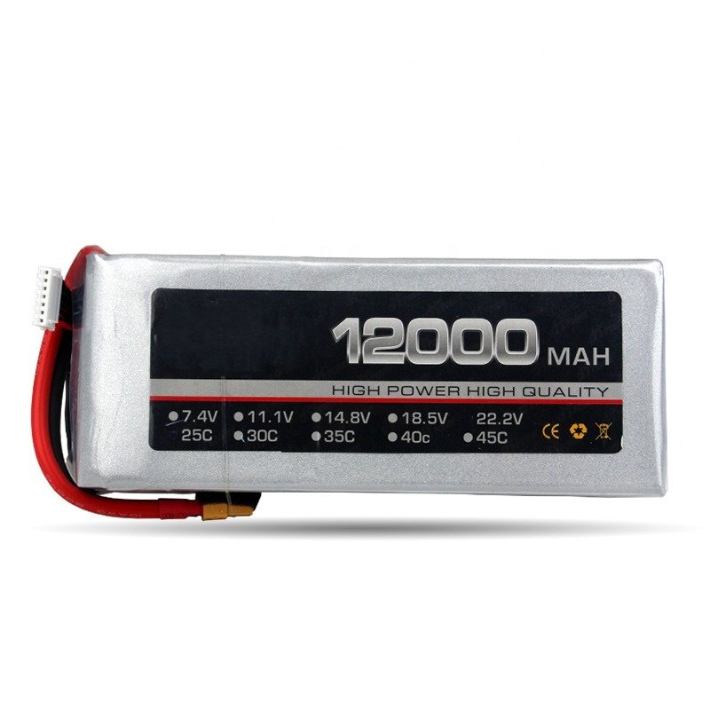 12000mah 3s 25c 11.1v lithium ion batteries of large capacity and high discharge rate battery drones