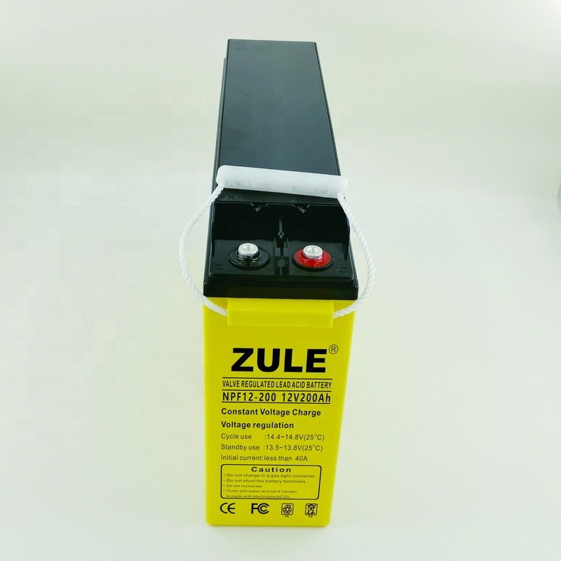 Long Life Inverter Rechargeable Batteries 12V48V200ah Lead Acid Front Terminal Battery