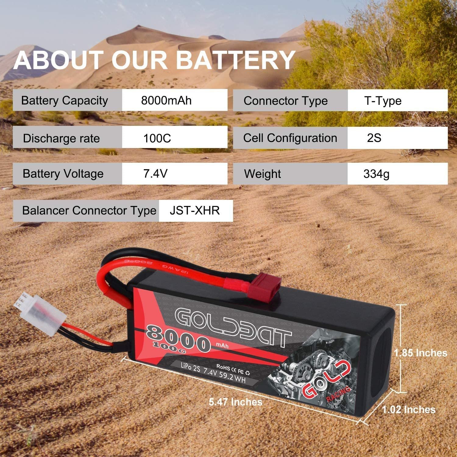 8000mAh 25C 35C 60C Li-polymer 2S 3S 4S 6S 12S 14S UAV Drone Accessories battery Drone