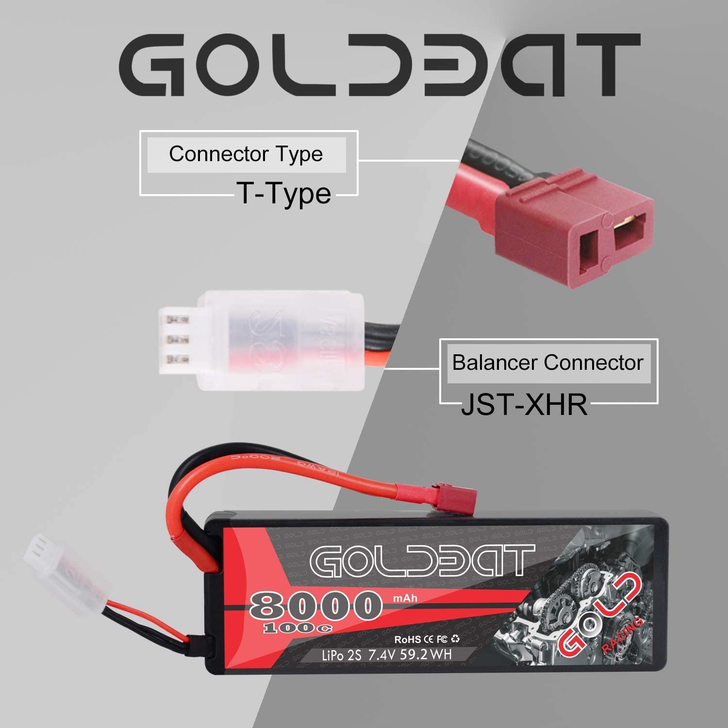 8000mAh 25C 35C 60C Li-polymer 2S 3S 4S 6S 12S 14S UAV Drone Accessories battery Drone