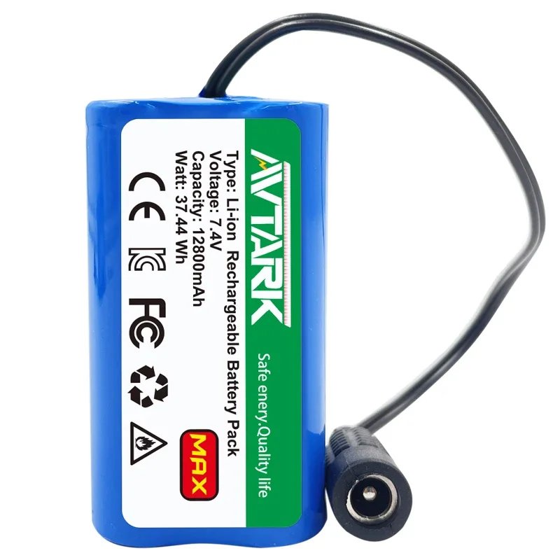 2S2P 18650 21700 Li-ion Battery Pack 7.4V 8.4V ForT188 T888 2011-5 Remote Fish Finder Fish Ear Boat Accessories