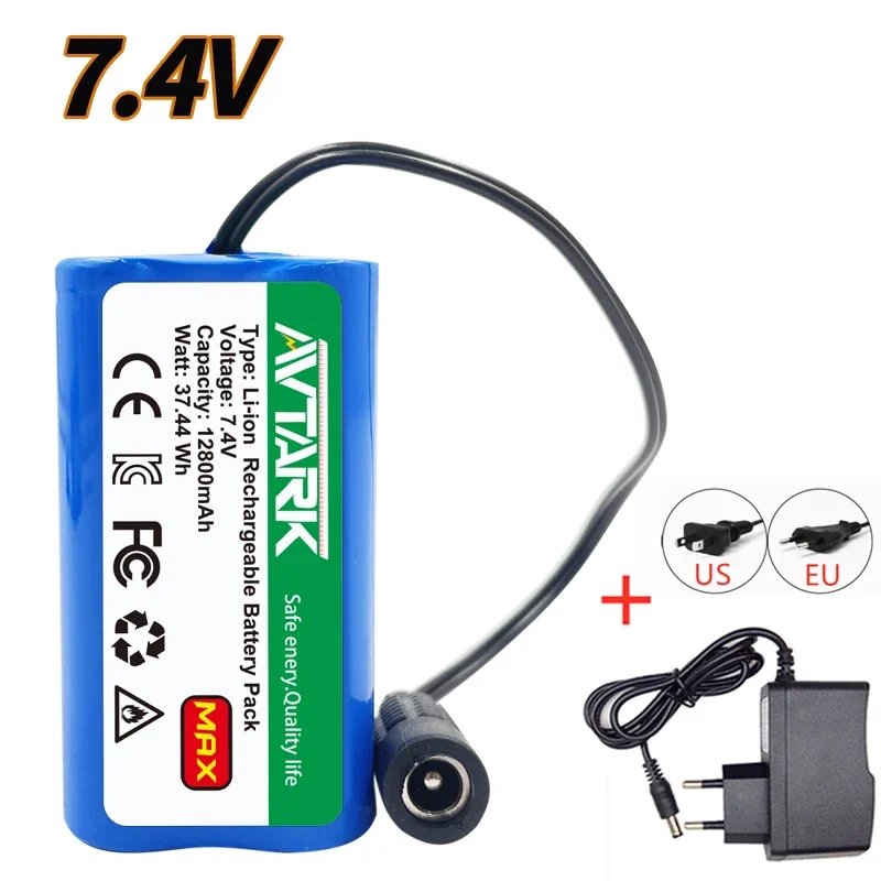 2S2P 18650 21700 Li-ion Battery Pack 7.4V 8.4V ForT188 T888 2011-5 Remote Fish Finder Fish Ear Boat Accessories