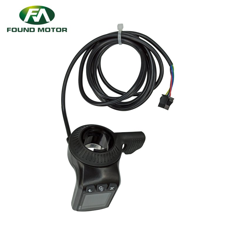 Electric bicycle parts electric bike accessories LCD display GZ3A with thumb throttle for electric bicycle conversion kit