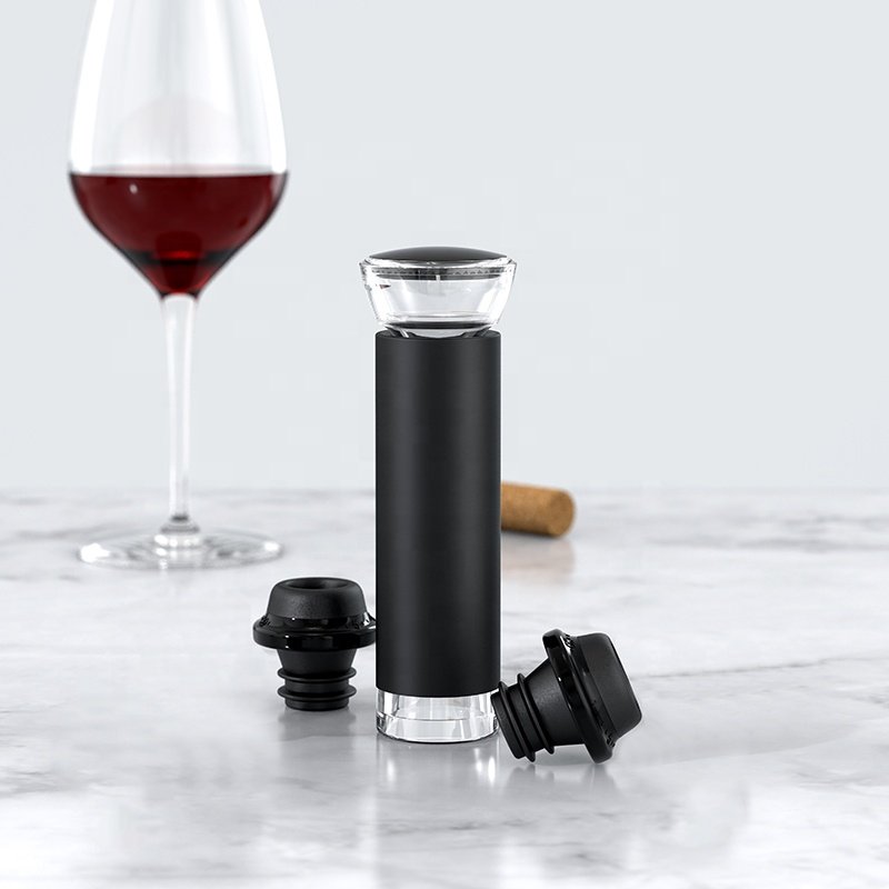 Hot Sale Red Wine Bottle Electric Corkscrew Stoppers Accessory Parts Holiday Christmas Wine Opener Gift Set