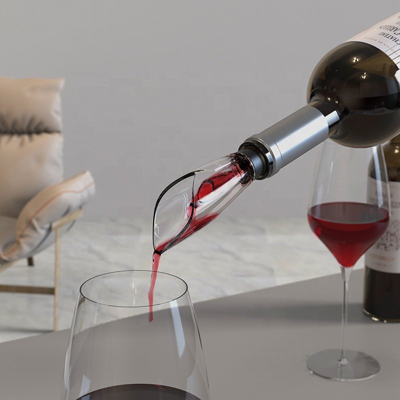 Hot Sale Red Wine Bottle Electric Corkscrew Stoppers Accessory Parts Holiday Christmas Wine Opener Gift Set