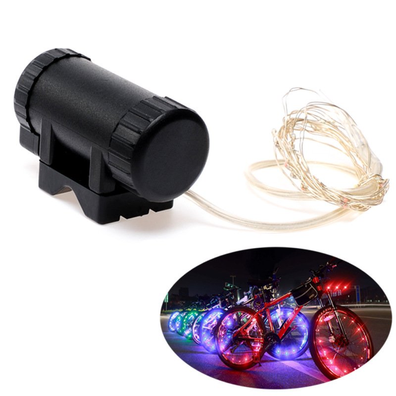 New Image Cycling Spoke Bike Lighting Bicycle Accessories 2M 20 LED Bicycle Lights Safety Warning Bicycle Wheel Light
