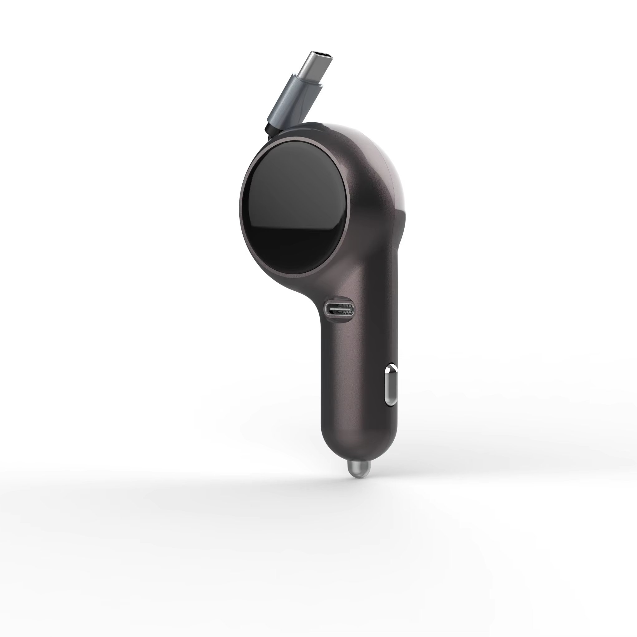 2024 Newest Car Accessories Retractable Car Charger Adapter USB Metal Super 60W Fast electric Fast Phone Charger car K2