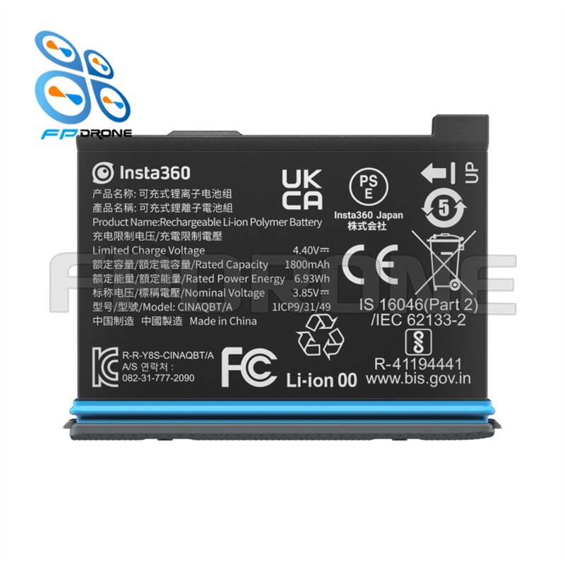 Battery for Insta360 One X3 Camera lenses Insta360 One X3 Camera Accessories