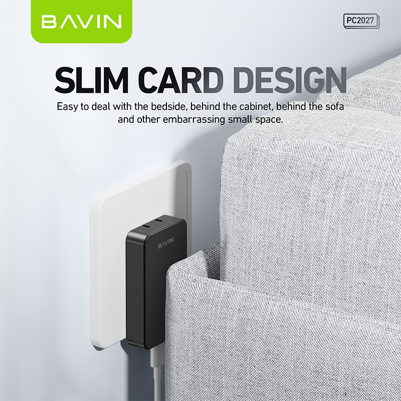 BAVIN PC2027 PD 20w thin light type c compact size mobile phone fast wall charger with charging cable
