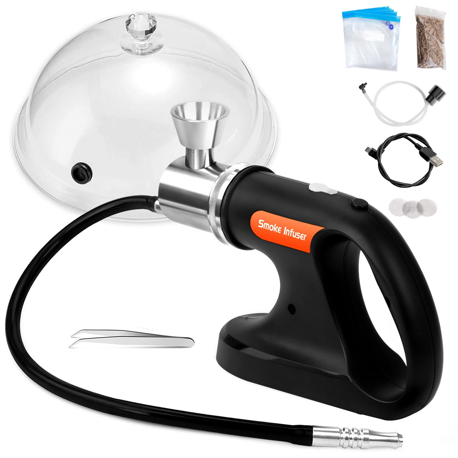 Professional Bar Accessories Food Cocktail Smoker For Drinks Smoke Infuser Gun