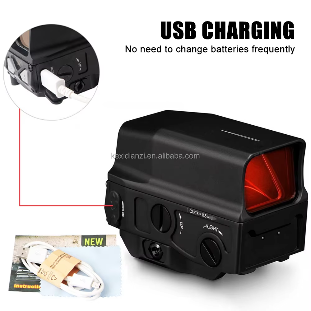 Tactical Optics Gen I Holographic Red Dot Sight UH for Hunting Dynamic Close Quarters Combat with Full Marking