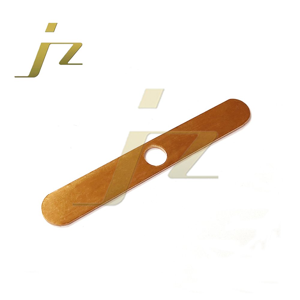 Electronic accessories Brass shrapnel stamping contact Copper sheet stamping processing silver point contact conductive sheet