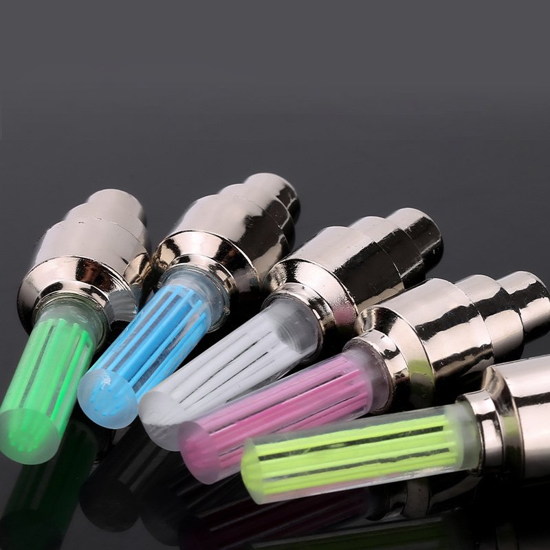 Cycle Light LED Flash Tyre Valve Light for Car Bike Bicycle Motorbicycle Wheel Tire Power Supplied Battery Bicycle Accessories