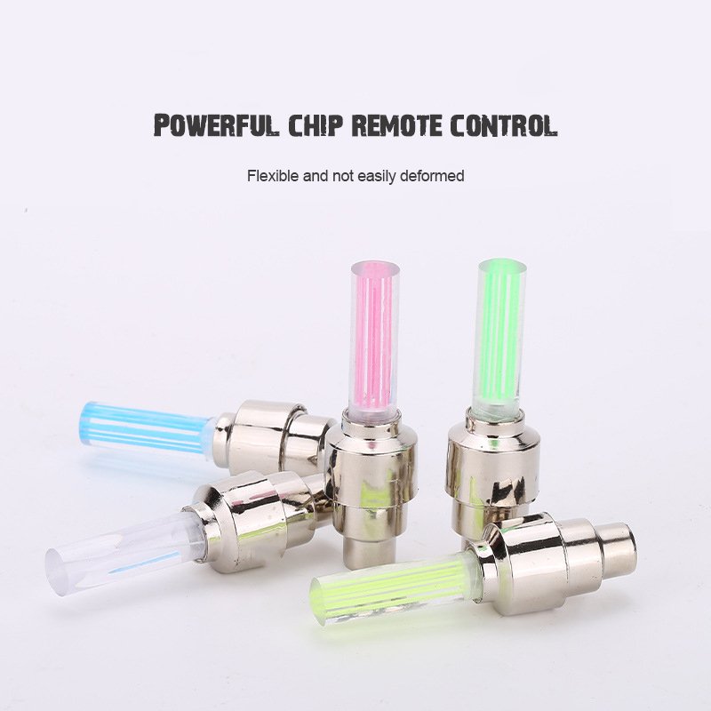 Cycle Light LED Flash Tyre Valve Light for Car Bike Bicycle Motorbicycle Wheel Tire Power Supplied Battery Bicycle Accessories