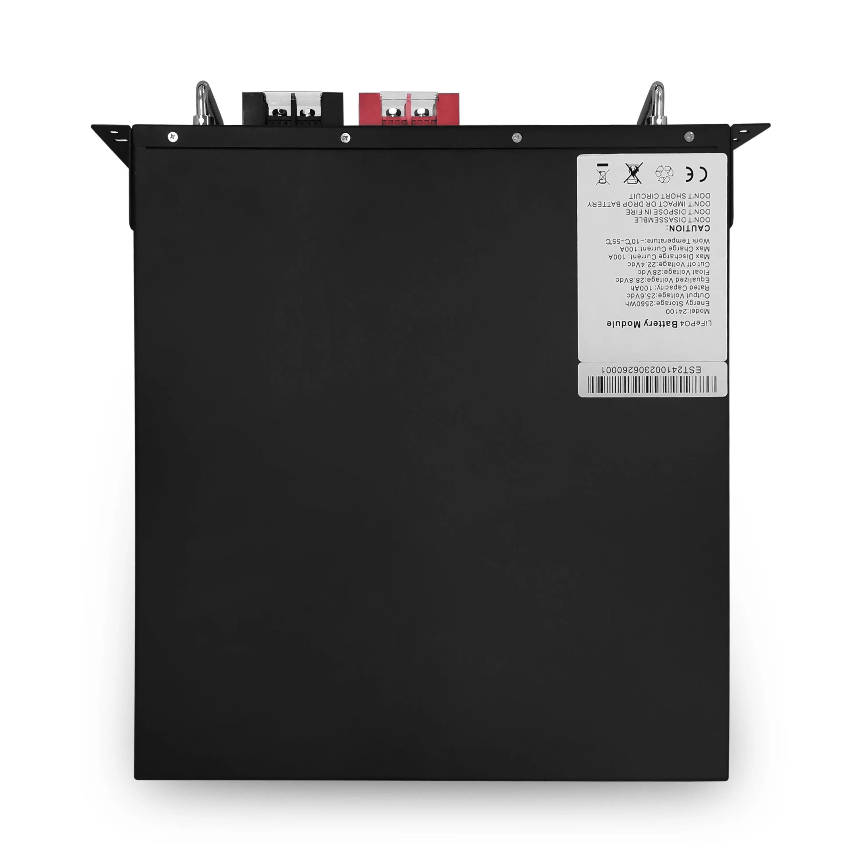 10-Year Warranty 25.6V 48V 51.2V 100Ah Parallel Power Container Rack LiFePO4 Energy Storage Battery LFP