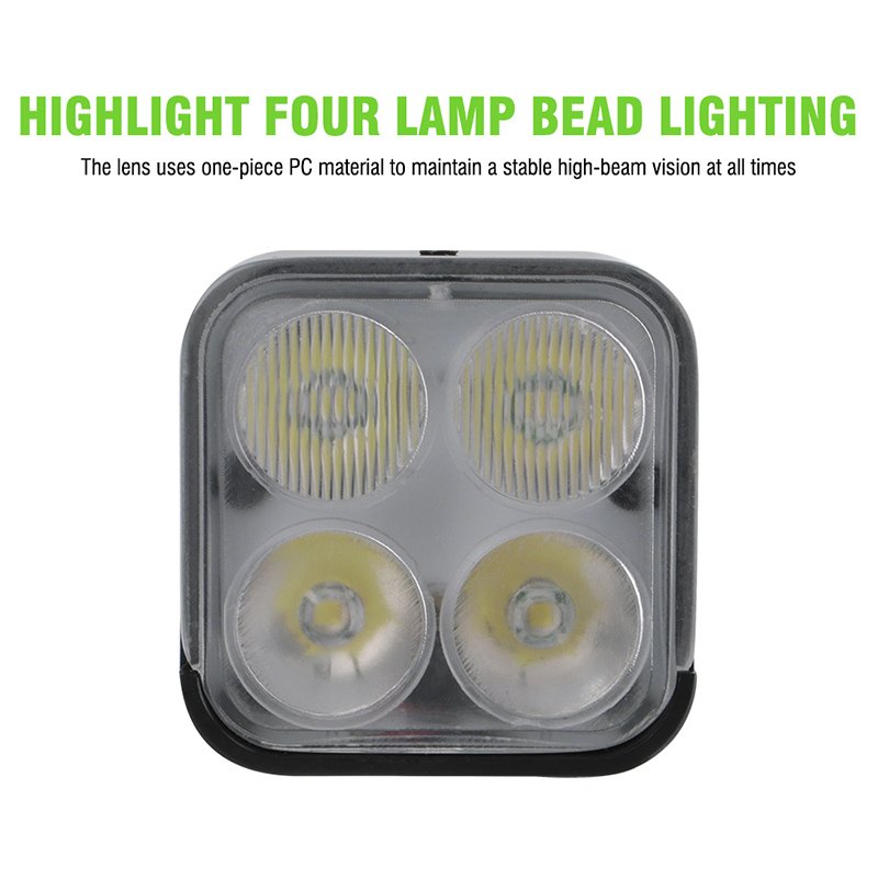 Factory 4 Pcs Outdoor Riding LED Bicycle Front Light IPX5 Waterproof Cycling Bicycle Accessories with Power Bank Bicycle Light