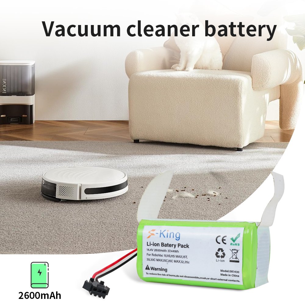 Customizable Capacity Replaceable Lithium Battery for Sweeping Robots and Small Electric Tools Battery