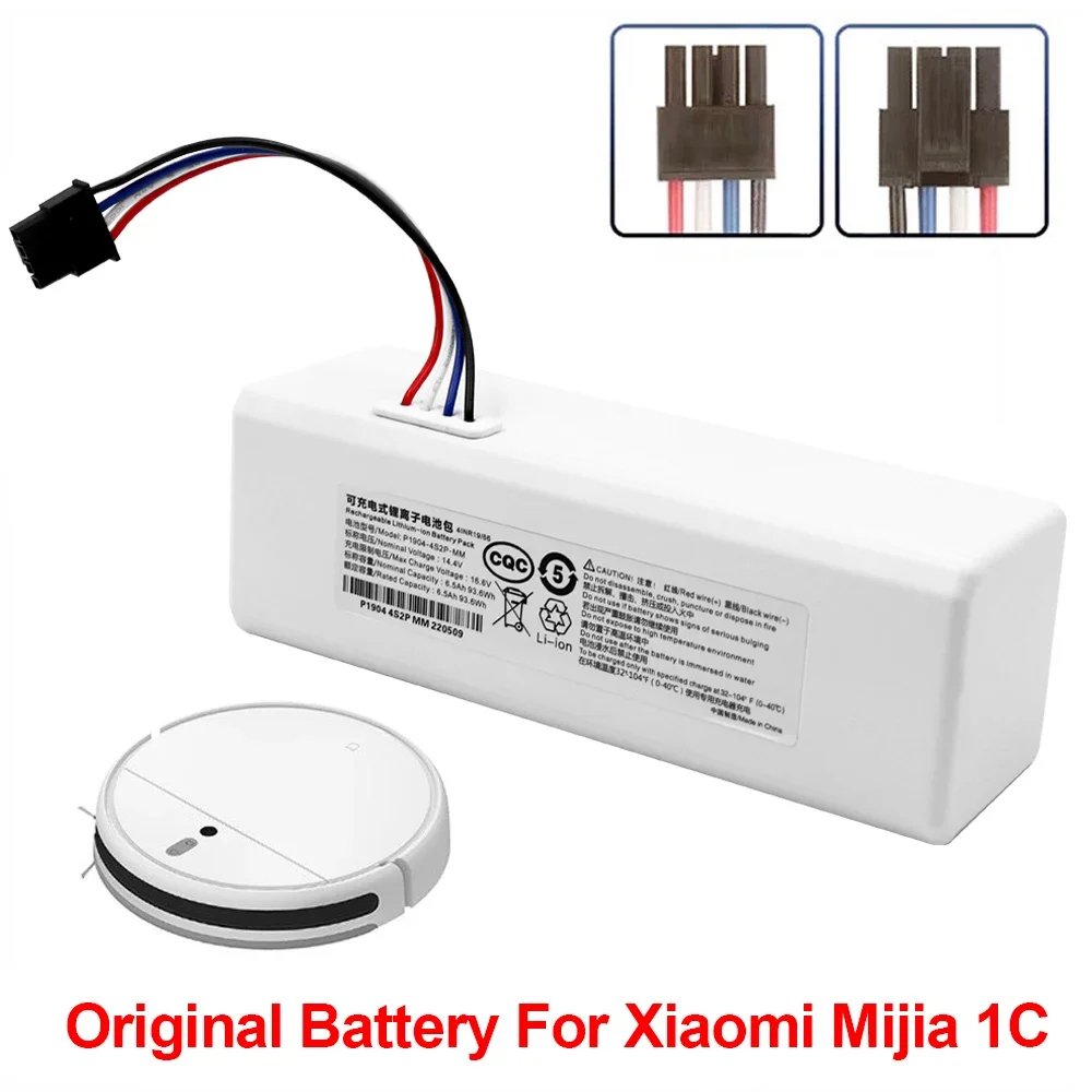 For Mijia 14.4v Sweeping and Dragging Integrated Machine 1c Sweeping Machine Stytj01zhm Robot Lithium Battery