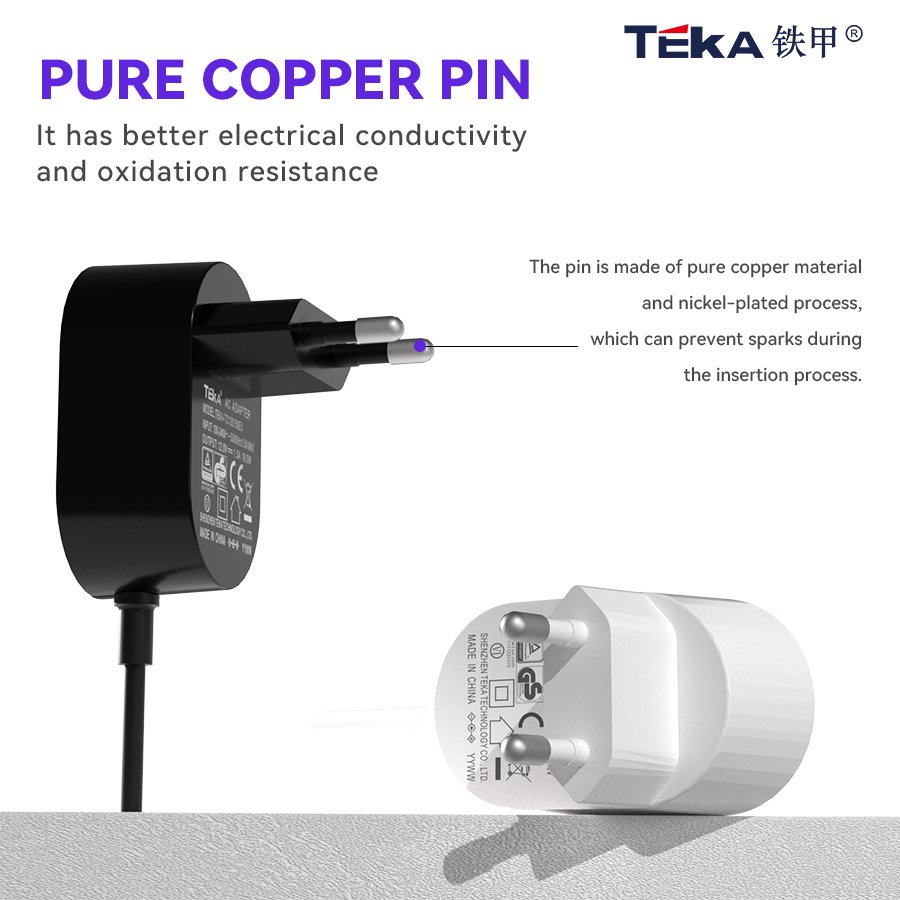 18W Wall Mount Power Adapter AC/DC Universal 5V 9V 12V 1A 1.2A Power Adapter CE GS Certified
