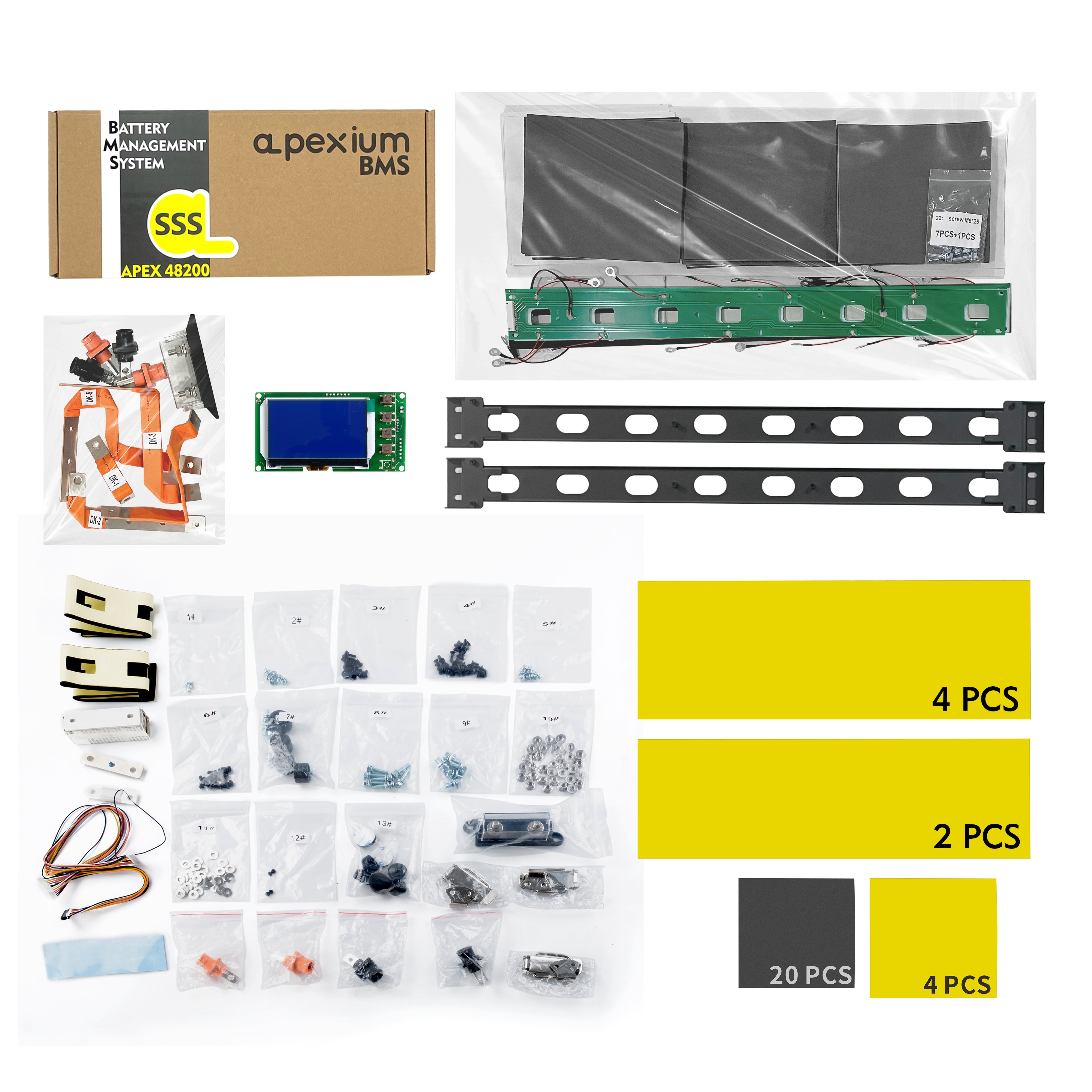 Customized 5Kw Lifepo4 Battery Pack 48V 100Ah 105Ah Batteries Case Accessories 5.5Kw 51.2V 105Ah Metal Empty Battery Box
