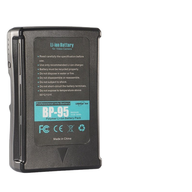 Camera Accessories Lithium Batteries 160Wh BP95 Rechargeable Batteries V-lock V Lock Mount Battery Plate