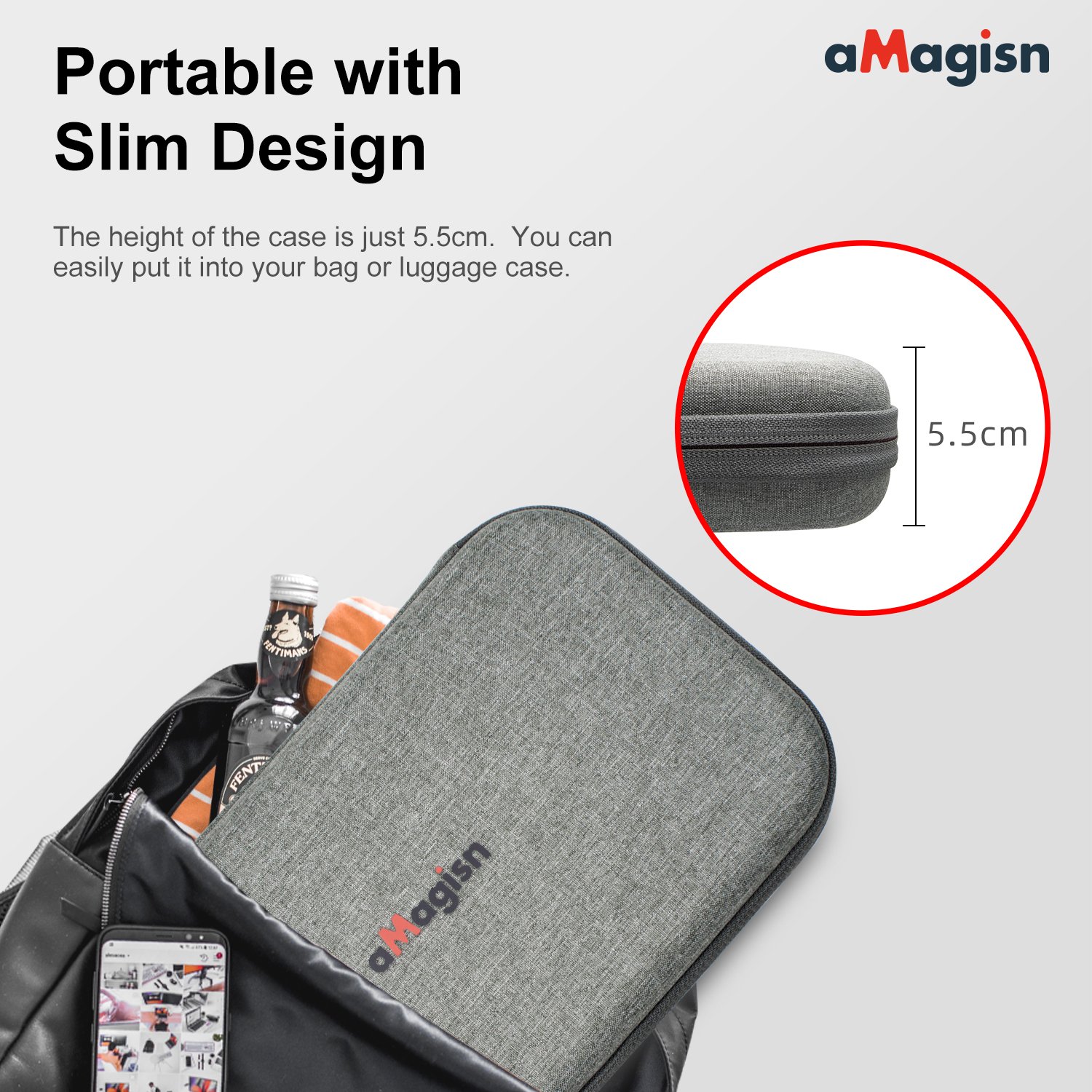 Portable Storage Carrying Case For Insta360 X3 Camera With Extra Batteries Charger Hub Accessories Bag