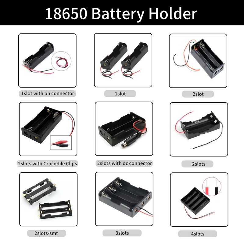 AA Battery Holder case 1.5V AA 1 aa battery holder box with wire