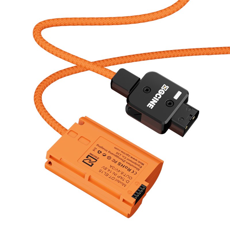 ZGCINE D-Tap to EN-EL15 Dummy Battery Cable Anti-reverse PD Dummy Battery for Camera Accessories