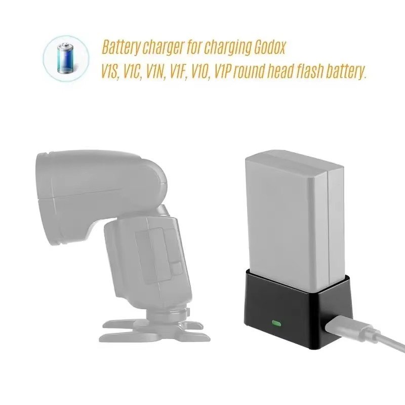 Godox VC26 USB Charger for V1 Speedlight flash photo studio accessories (Without Battery)