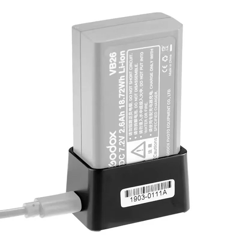Godox VC26 USB Charger for V1 Speedlight flash photo studio accessories (Without Battery)