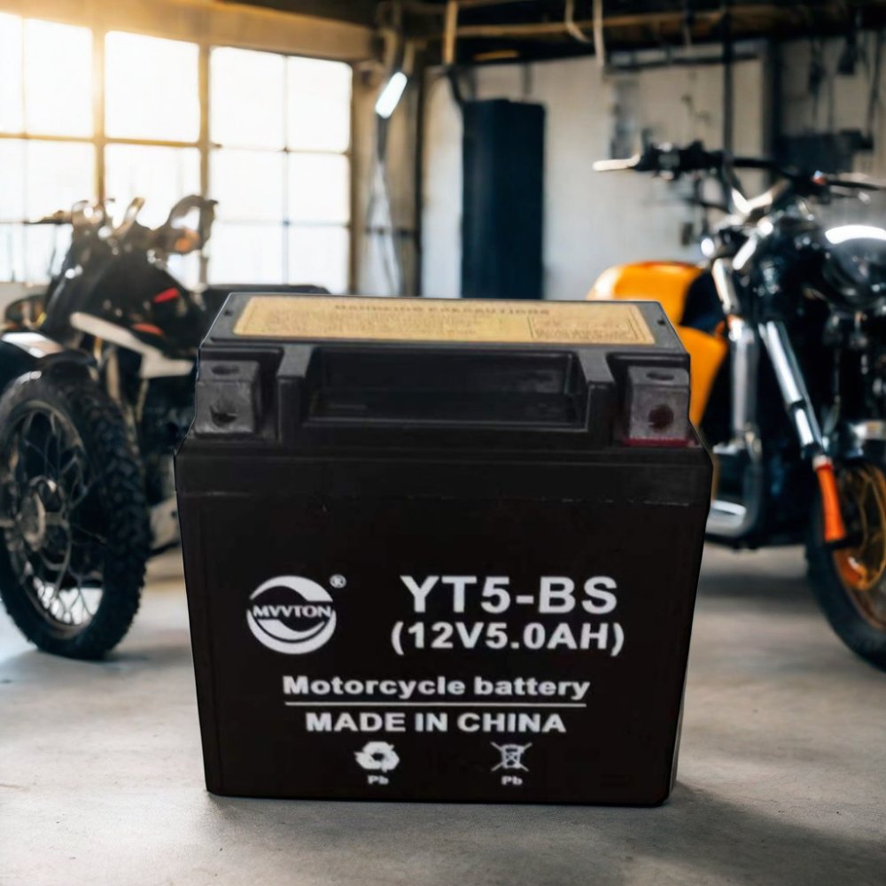 Panic Buying YT5 12V5AHMaintenance-Free Lead Acid Battery Accessories for Motorcycle