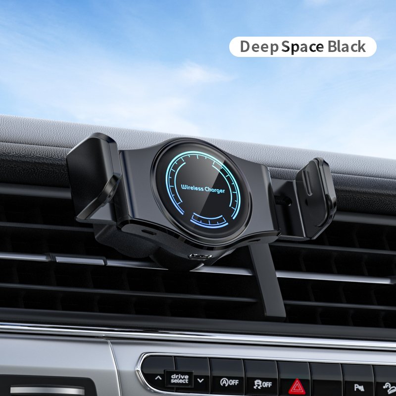 Best Selling 2024 Car Wireless Charger 15W fast changer Infrared smart sensing ventilation port mobile navigation Charger