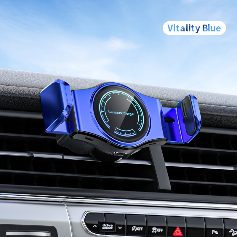 Best Selling 2024 Car Wireless Charger 15W fast changer Infrared smart sensing ventilation port mobile navigation Charger