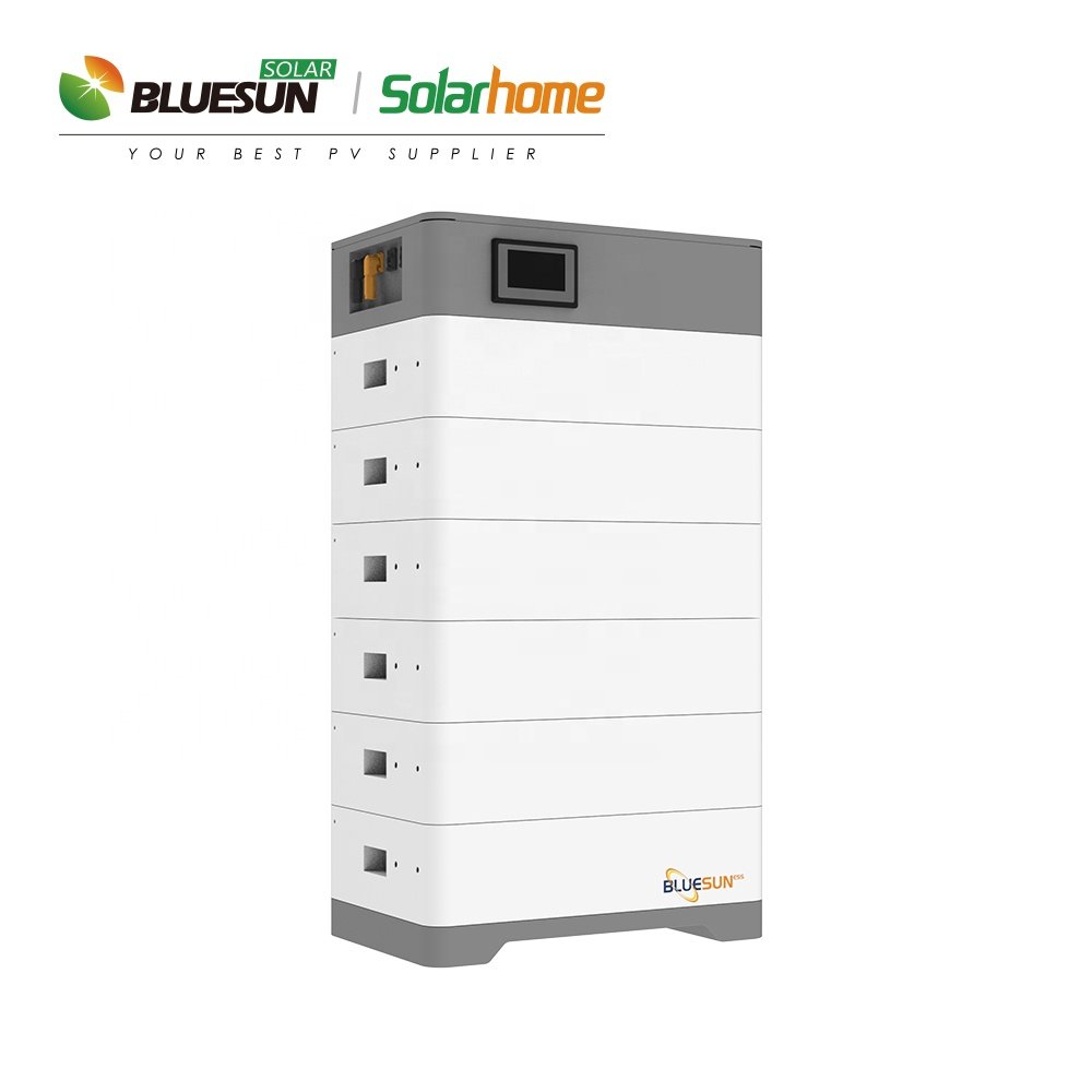Bluesun High Voltage Solar Lithium Battery Long Cycle Solar Storage Battery Solar Battery Pack For System Use