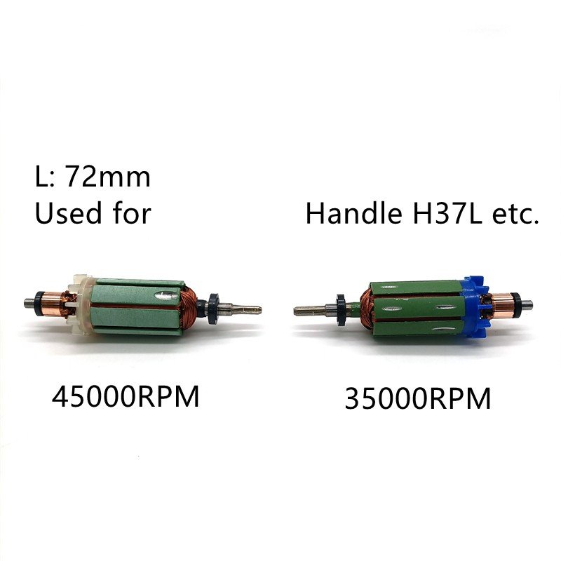 6 Type 35K 45K Strong 210 204 90 102L 105L Drill Pen Handpiece Motor Rotor Electric Manicure Nail Drill Accessories