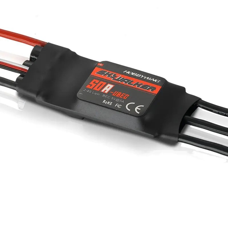 Hobbywing Skywalker series 20A 30A 40A 50A 60A 80A 100A Brushed ESC FPV Fix Wing drone RC drone Accessories for fpv Drones