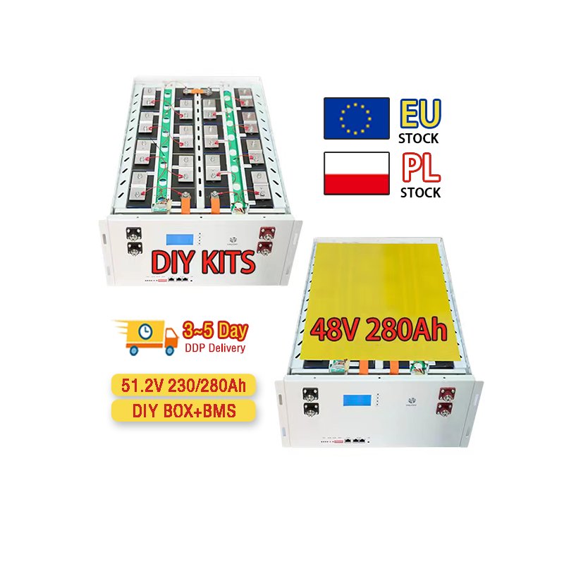 Eu Warehouse 48v 16s diy battery box 280ah For 230ah 280ah 302ah Cells Empty lithium battery box