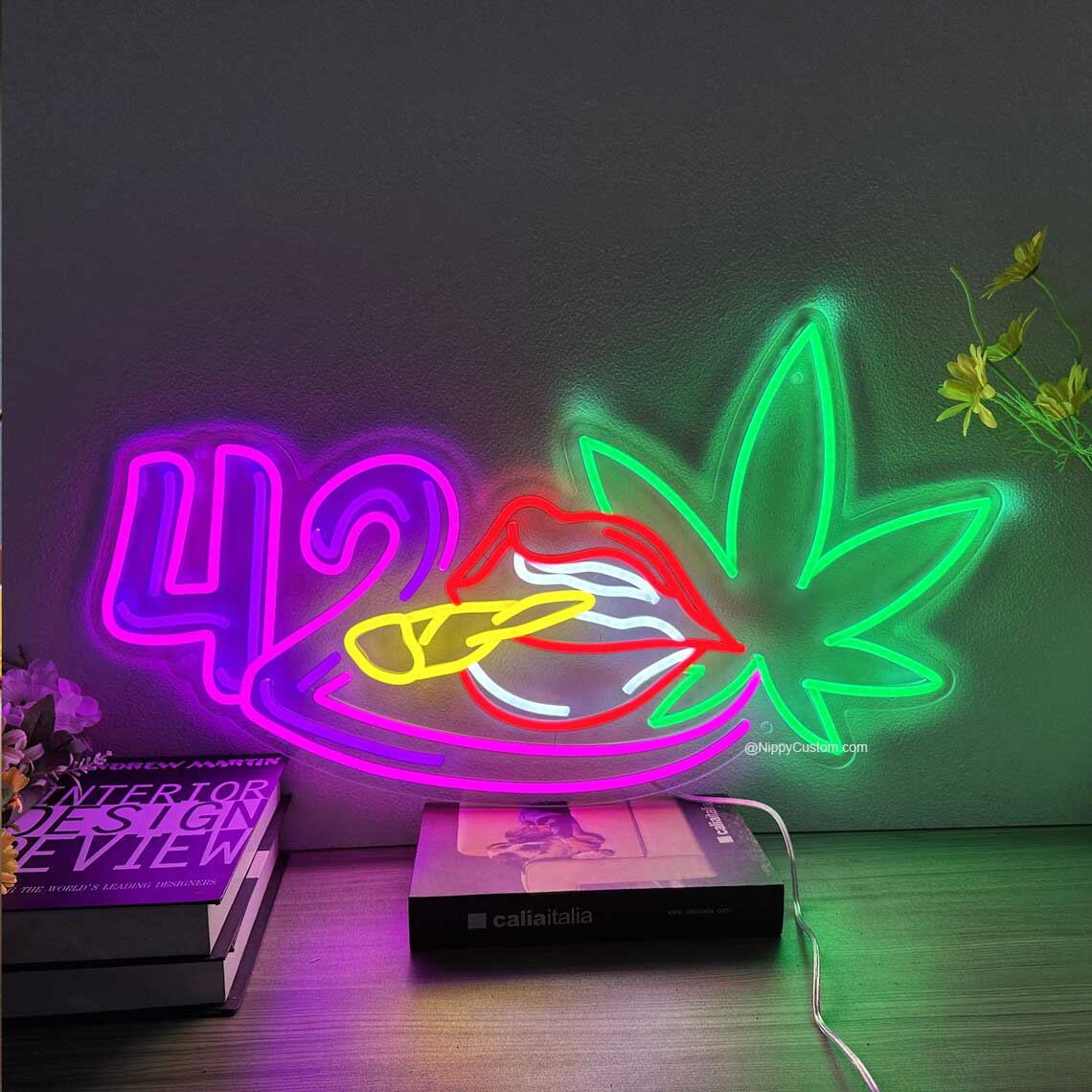 Hot Sale Custom Hookah Neon Sign Popular Led Neon Light Shisha Bar Window Decor Wall Decor for Smoke Shop
