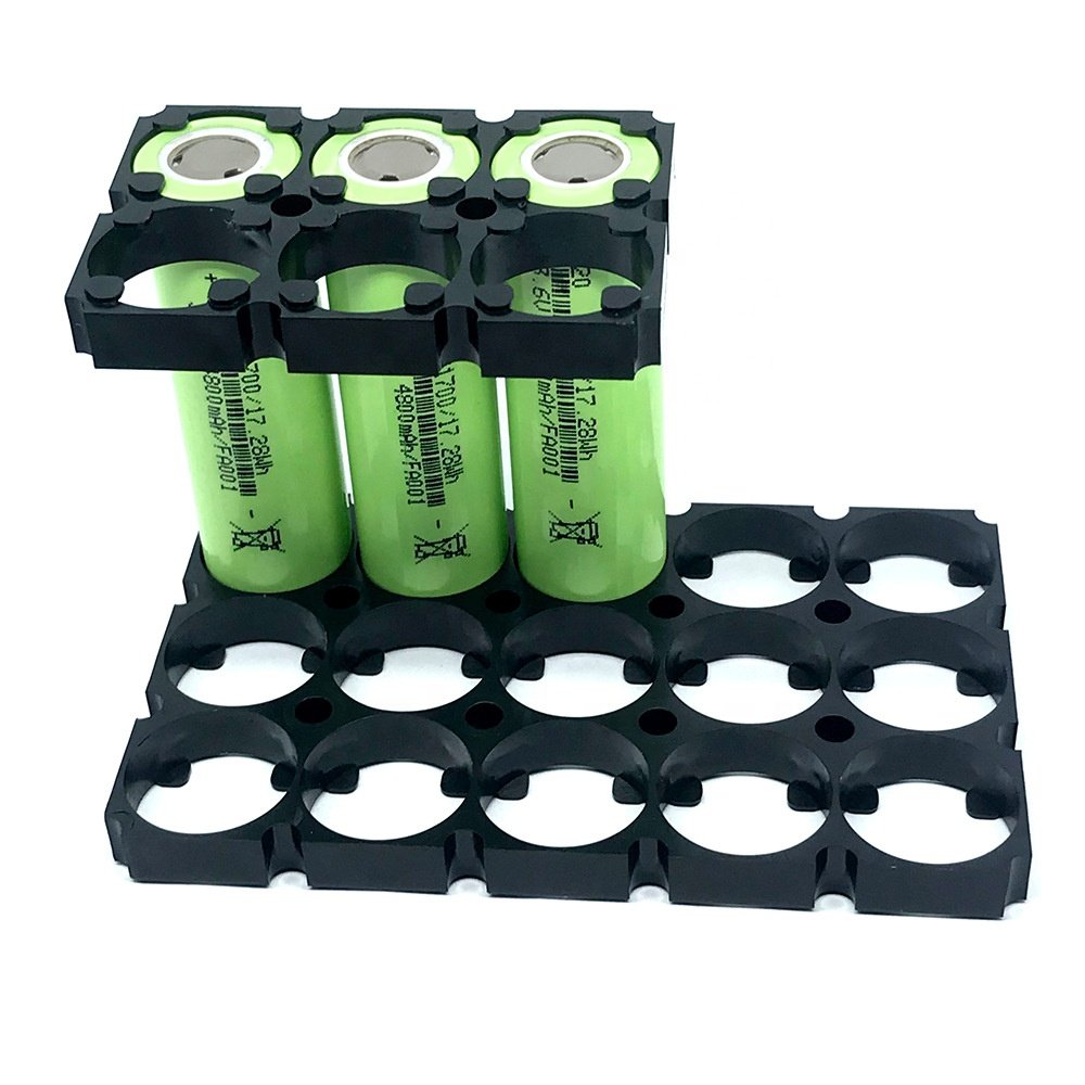 ABS Plastic 1x1 1x2 1x3 1x18650 26650 32700 33140 32140 Battery Accessories Spacers Separators 21700 Holder for Battery Pack