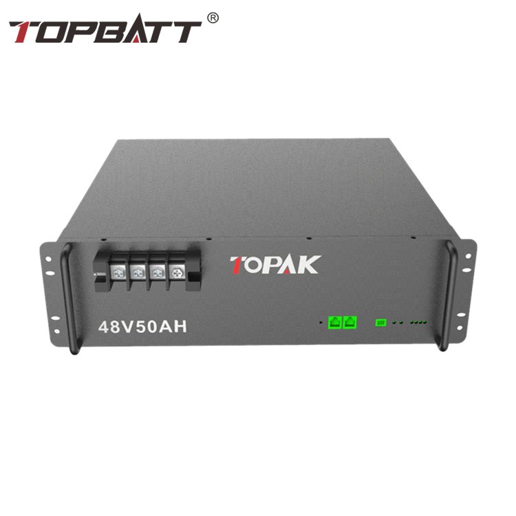 TOPAK Energy Storage Battery 48V 50Ah Lithium Ion Battery Home Solar System Battery Power Storage