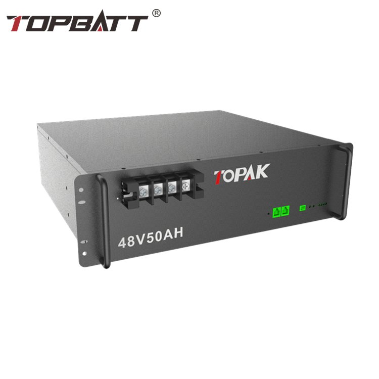 TOPAK Energy Storage Battery 48V 50Ah Lithium Ion Battery Home Solar System Battery Power Storage
