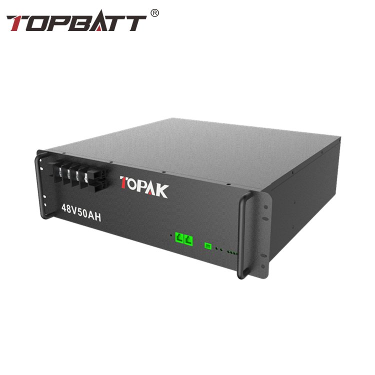 TOPAK Energy Storage Battery 48V 50Ah Lithium Ion Battery Home Solar System Battery Power Storage