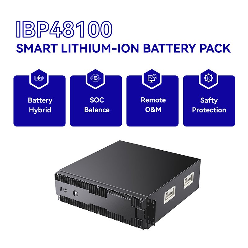 LISINER 100AH 5.12kwh Industrial Commercial Lithium-Ion Battery Pack Liquid Cooling Base Station Off-Grid On-Grid Featuring