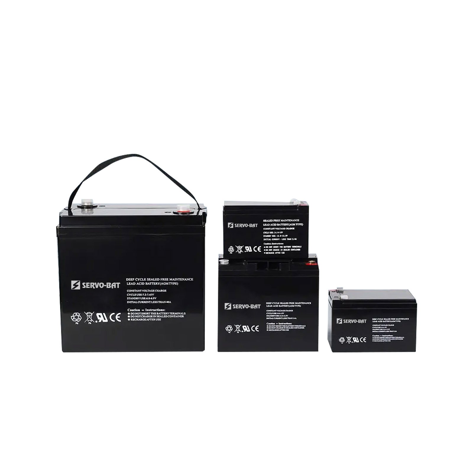 Hot Sale SERVO-MATIK BATTERIES High Quality Battery Vlra Gel Nicd Li-on 12v 1.2v Valved Rechargeable