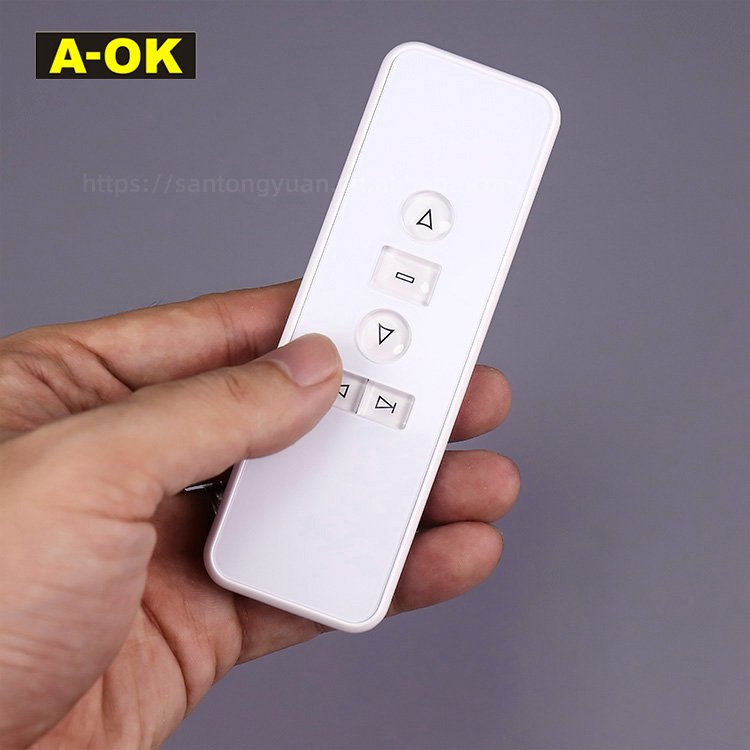 AC123-06 Smart Electric Curtain Tubular Roller Blinds motor accessories remote control Hand-held Emitters AOK 433.92 A-OK opener