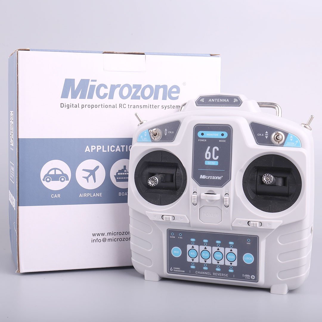 MC6C mini remote control MC6RE Receiver Receiver 6-channel ship model fixed wing FPV traverser