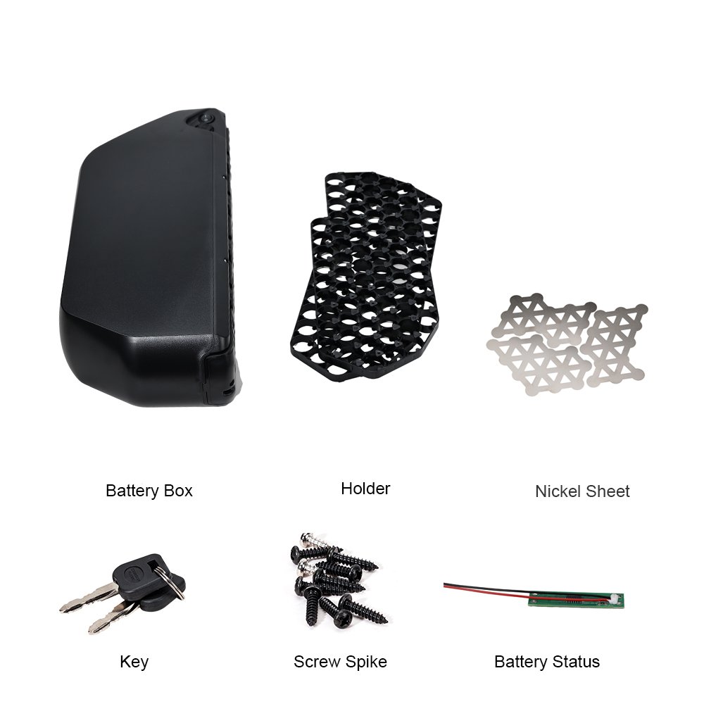 ChamRider Polly 7 48V Ebike Battery box 52V Battery Case 36V Battery Housing Downtube 10S7P 13S6P 14S5P 70 21700 cells