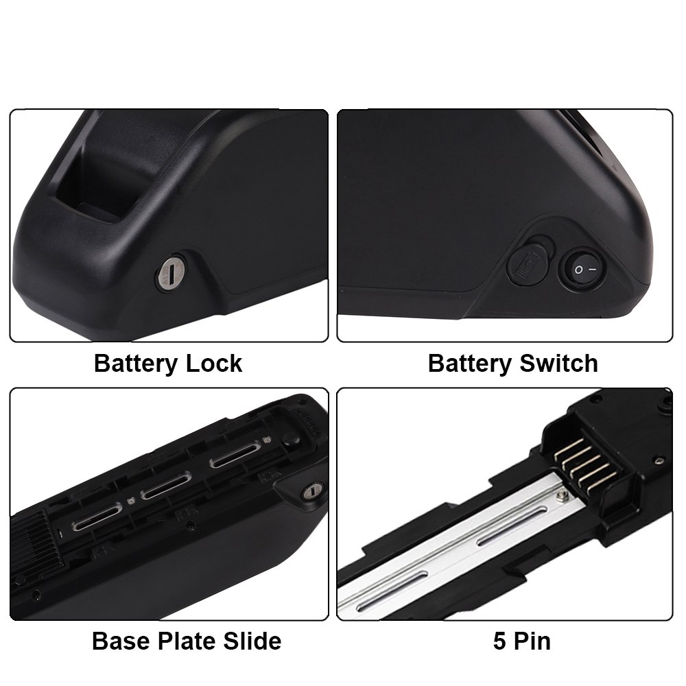 ChamRider Polly 7 48V Ebike Battery box 52V Battery Case 36V Battery Housing Downtube 10S7P 13S6P 14S5P 70 21700 cells