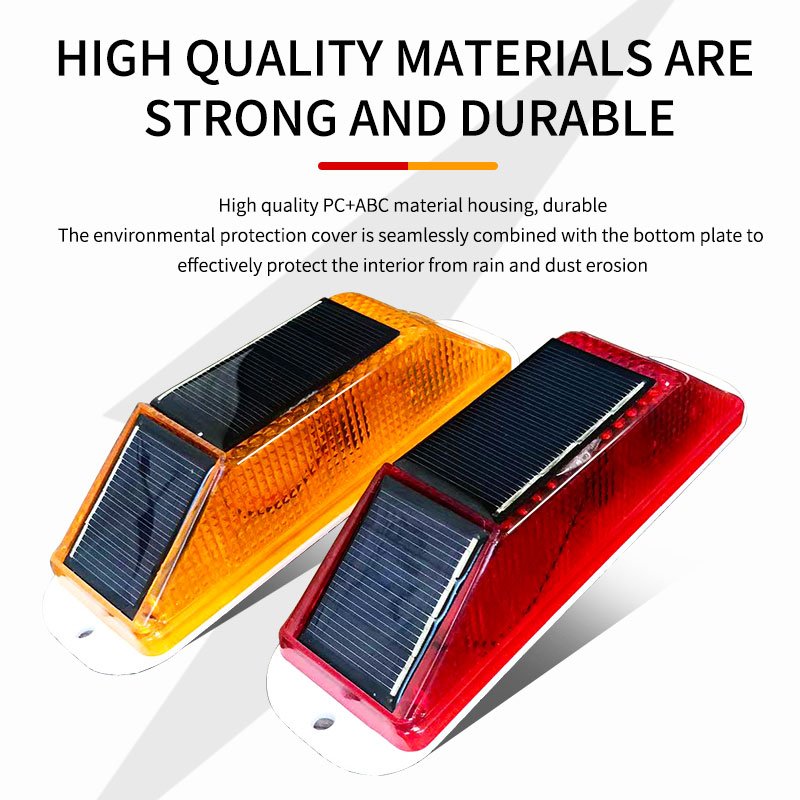 Red Car Solar Strobe Warning LED Lamp Chip Control Bridge ricaricabile Night Driving Traffic Safety attenzione Light accessory